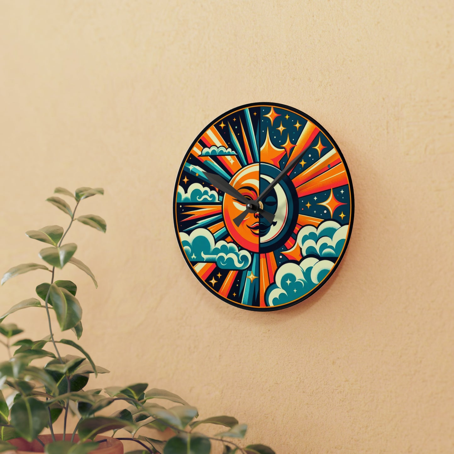 Soluna Acrylic Wall Clock