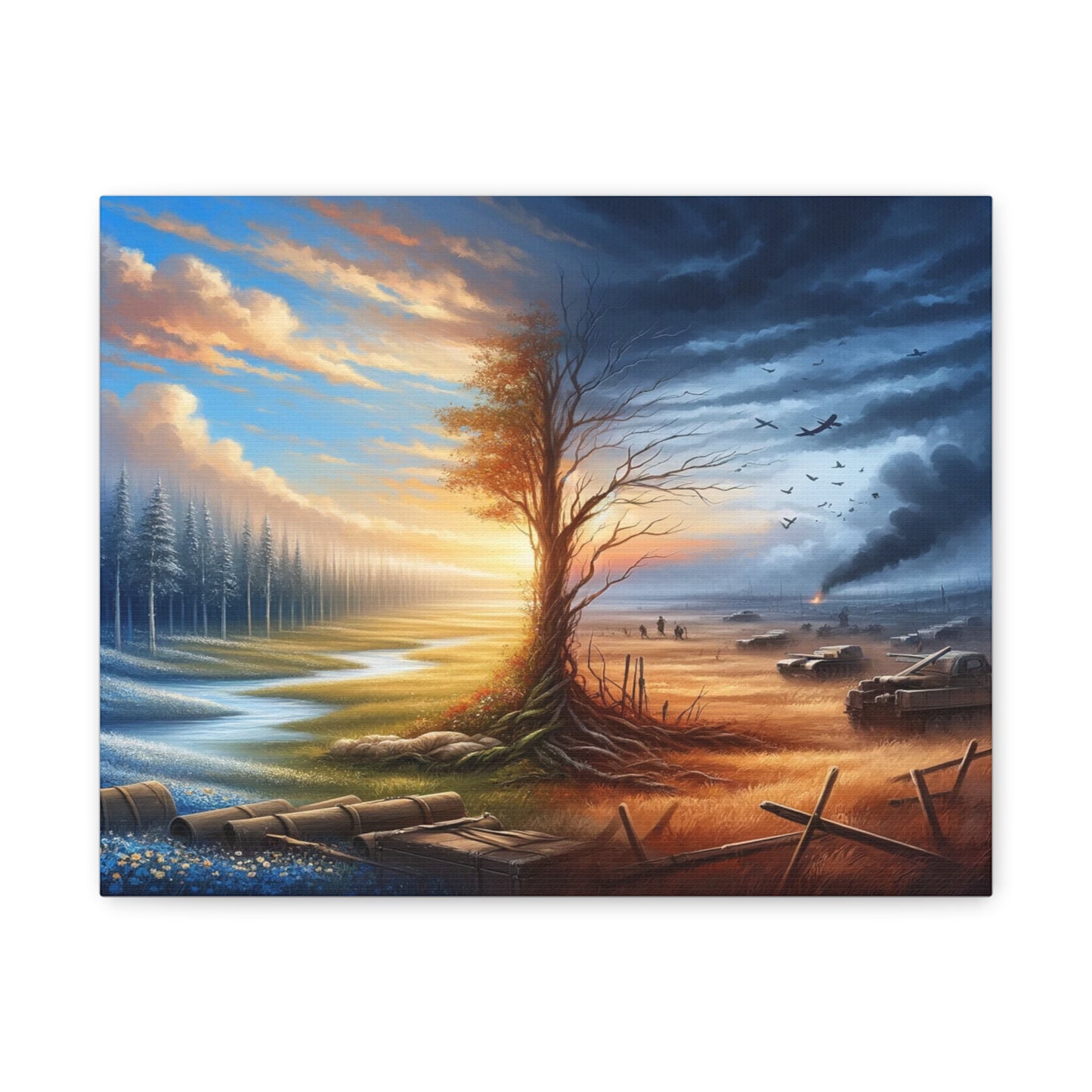 Eternal Contrast Series Canvas Art