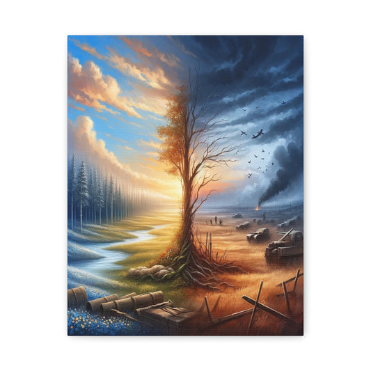 Eternal Contrast Series Canvas Art