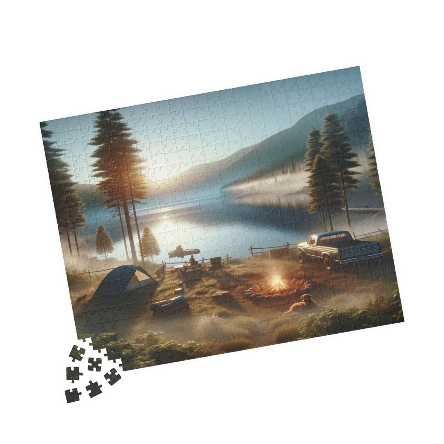 Lakeside Retreat Puzzle 520-piece