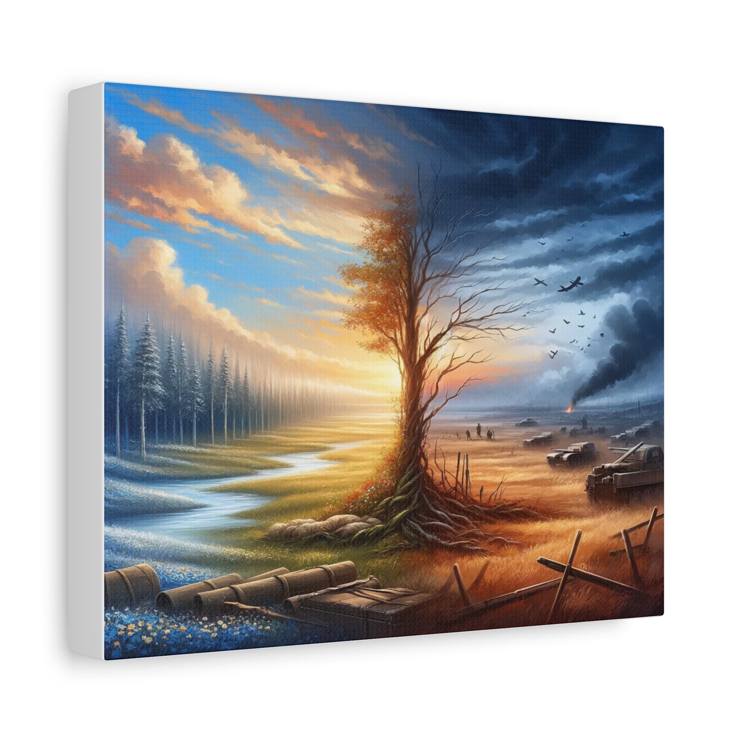 Eternal Contrast Series Canvas Art