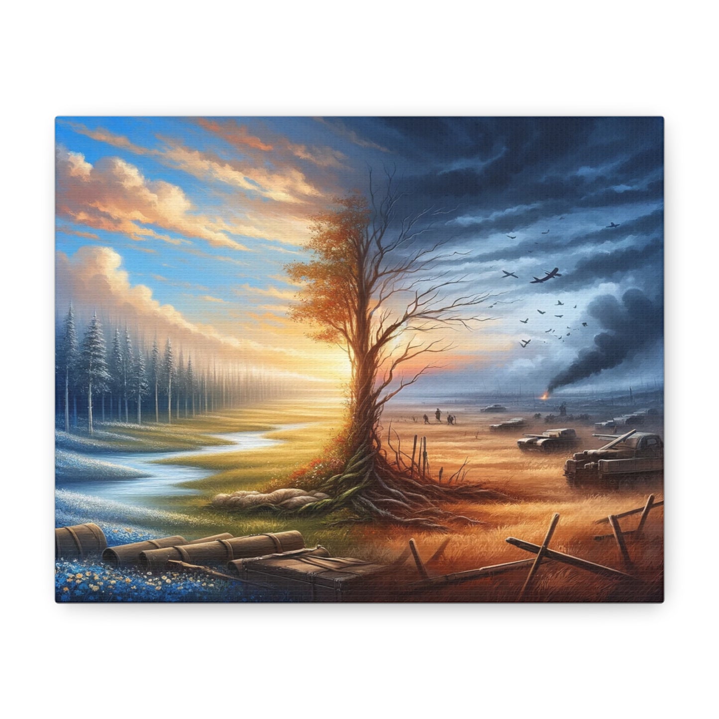 Eternal Contrast Series Canvas Art