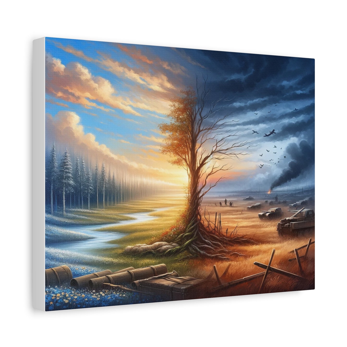 Eternal Contrast Series Canvas Art