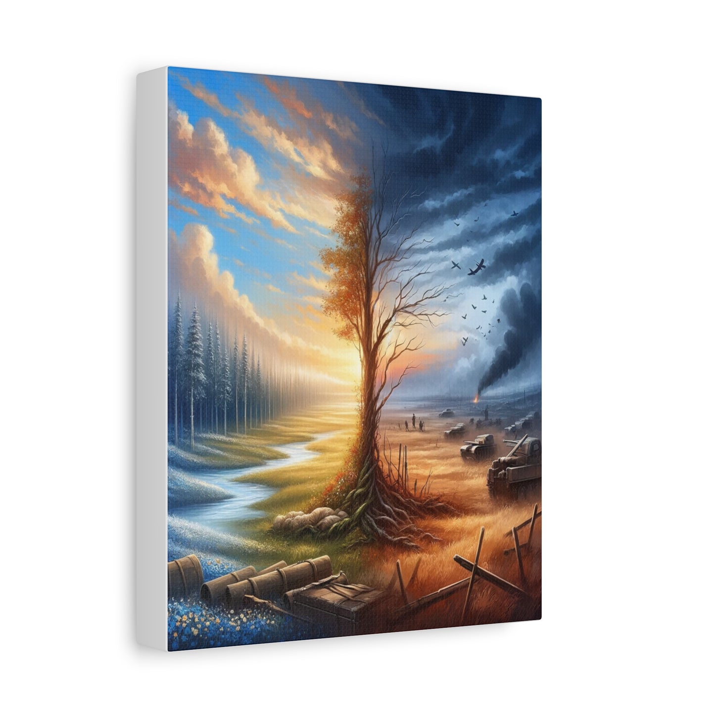 Eternal Contrast Series Canvas Art