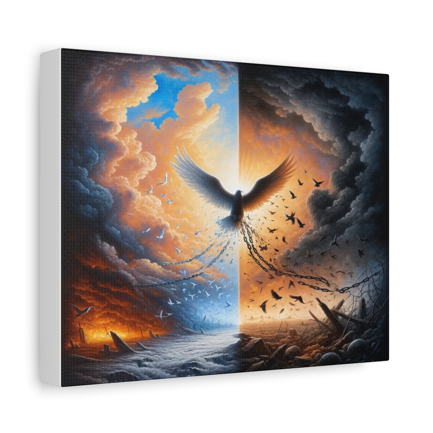 Eternal Contrast Series Canvas Art