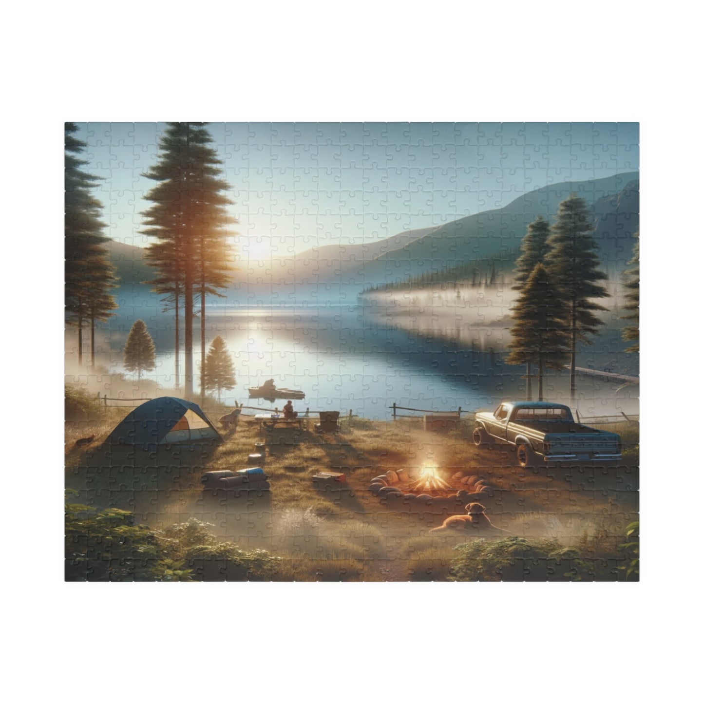 Lakeside Retreat Puzzle 520-piece