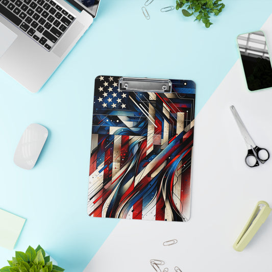 American Flag Inspired Clipboard