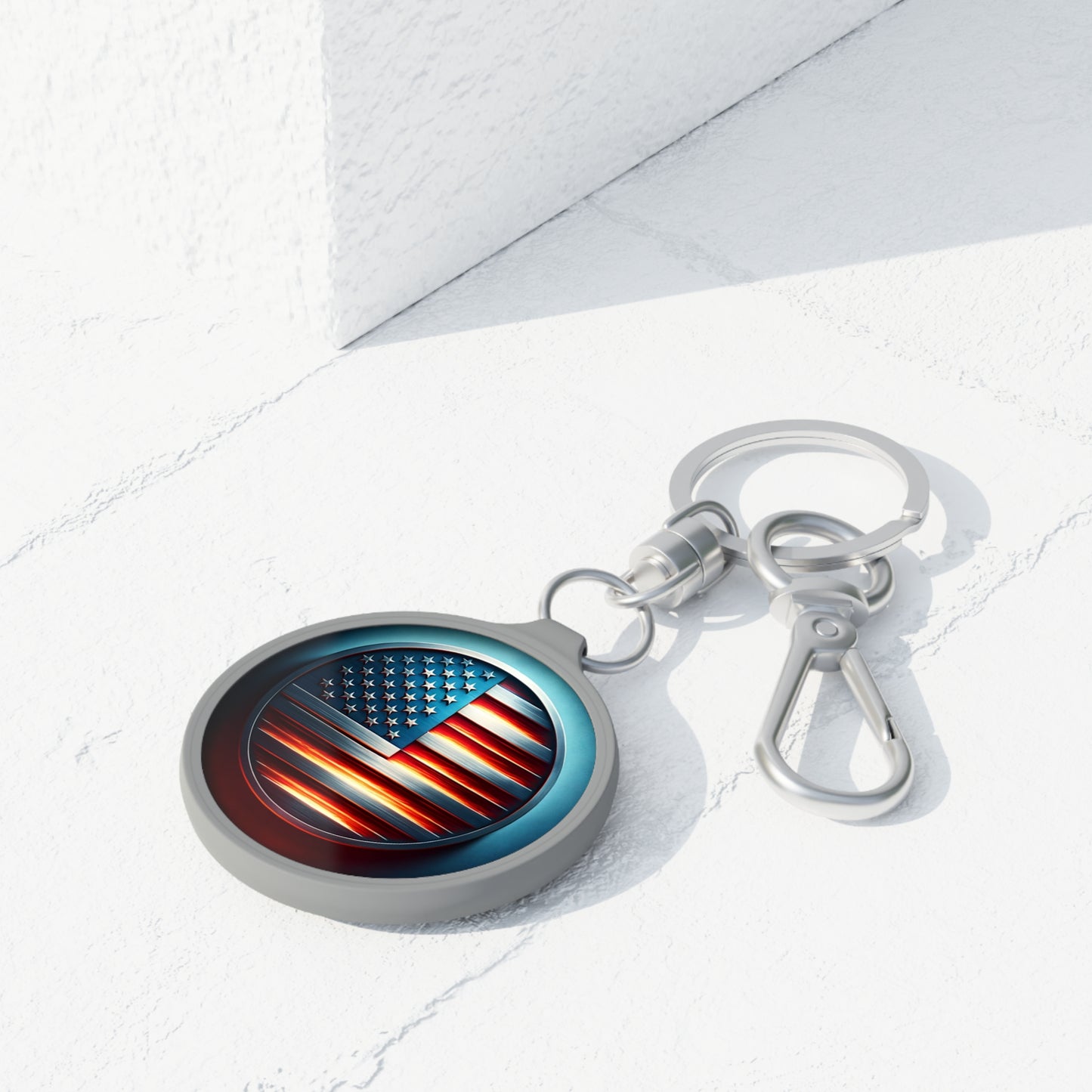 American Flag inspired Keyring