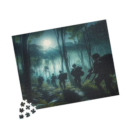 Moonlit Patrol Puzzle 520-piece