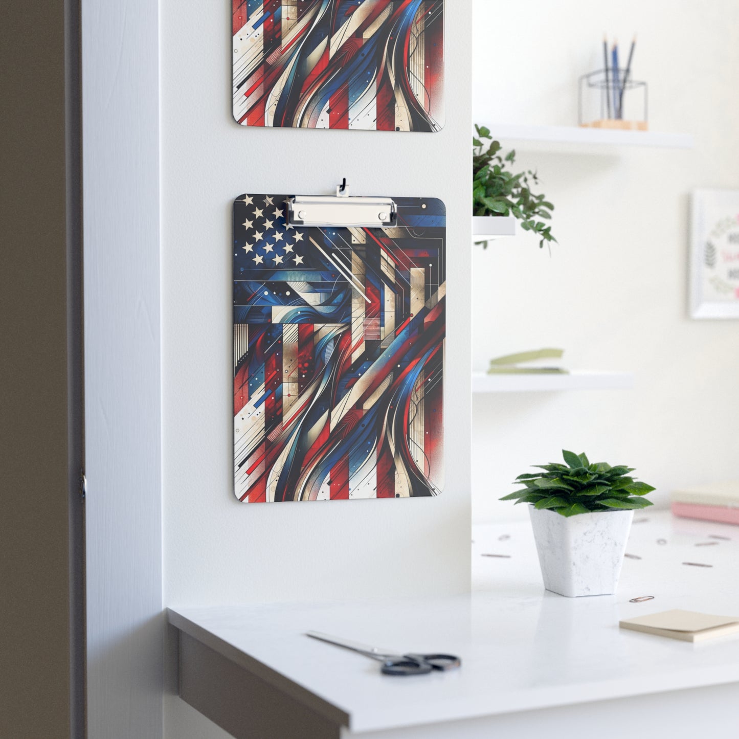 American Flag Inspired Clipboard