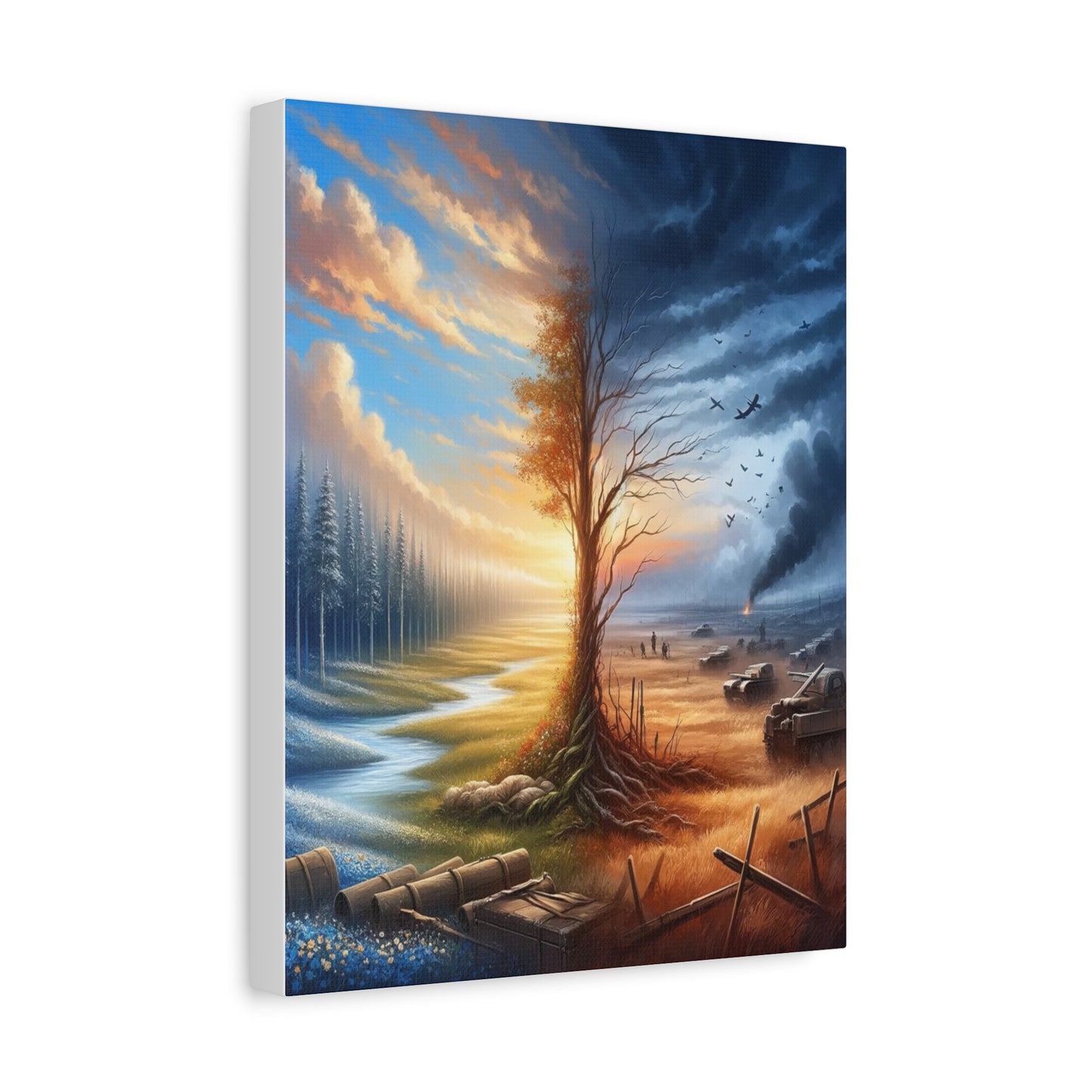 Eternal Contrast Series Canvas Art