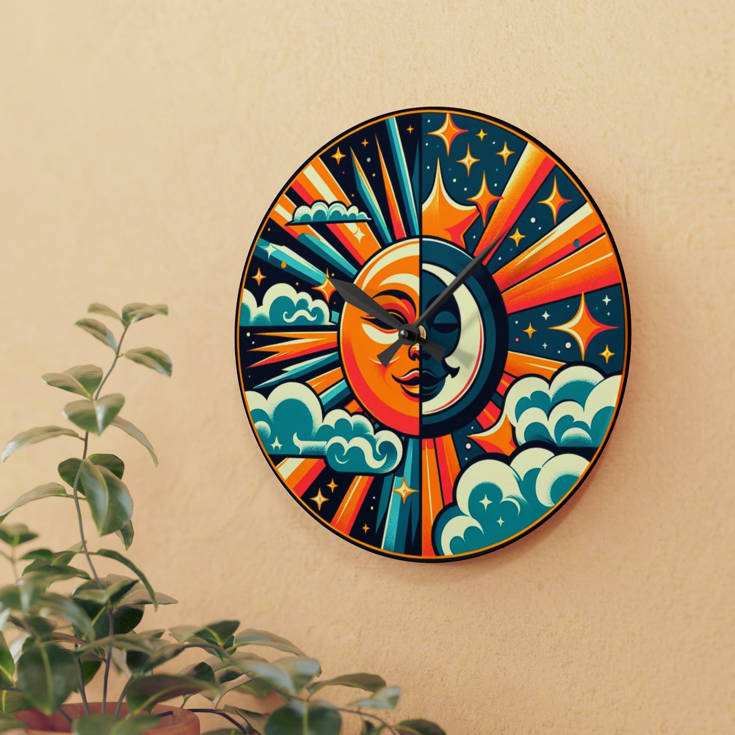 Soluna Acrylic Wall Clock