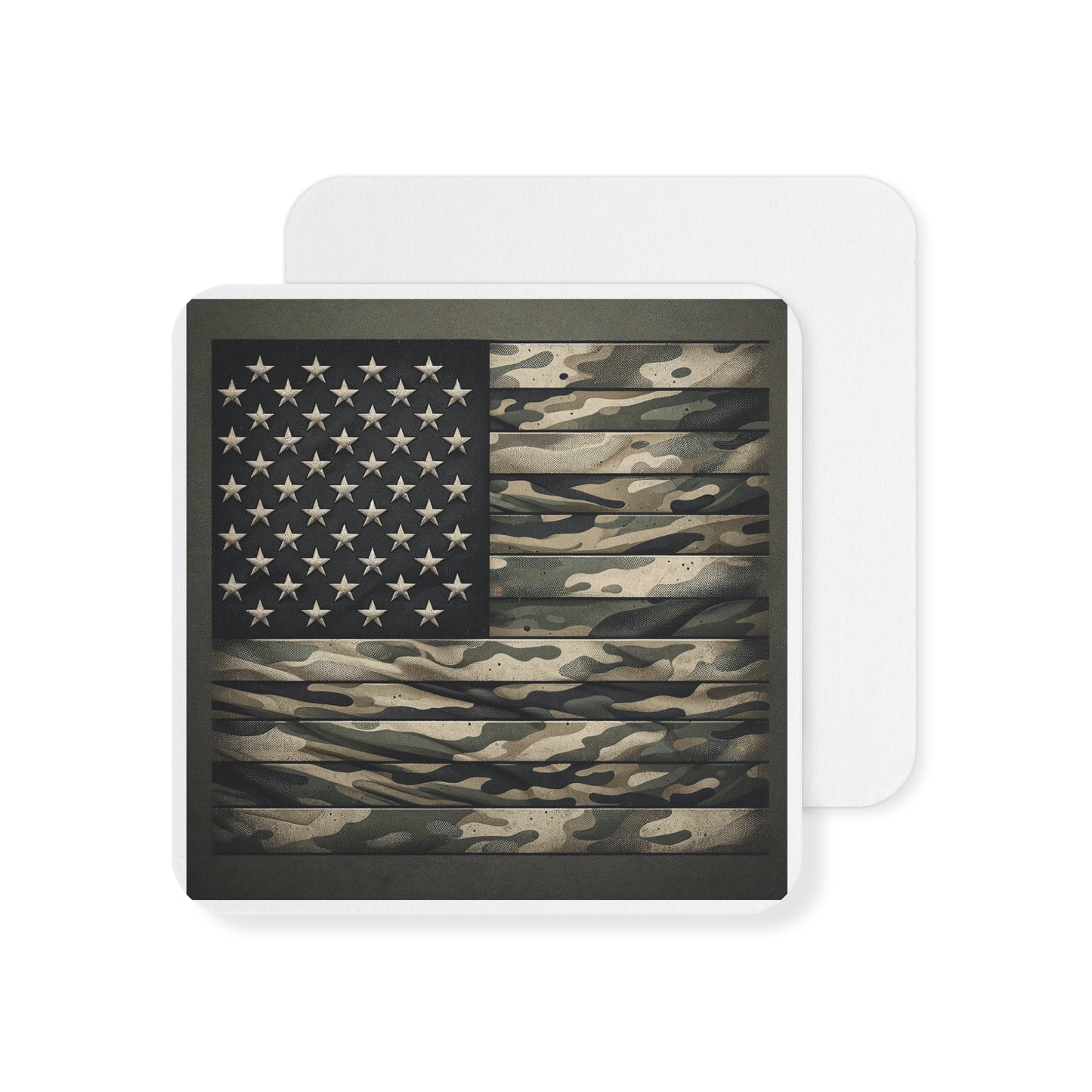 Subdued American Flag Inspired Coasters (50, 100 pcs)