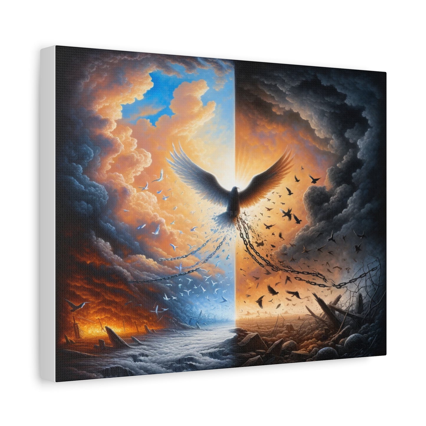 Eternal Contrast Series Canvas Art